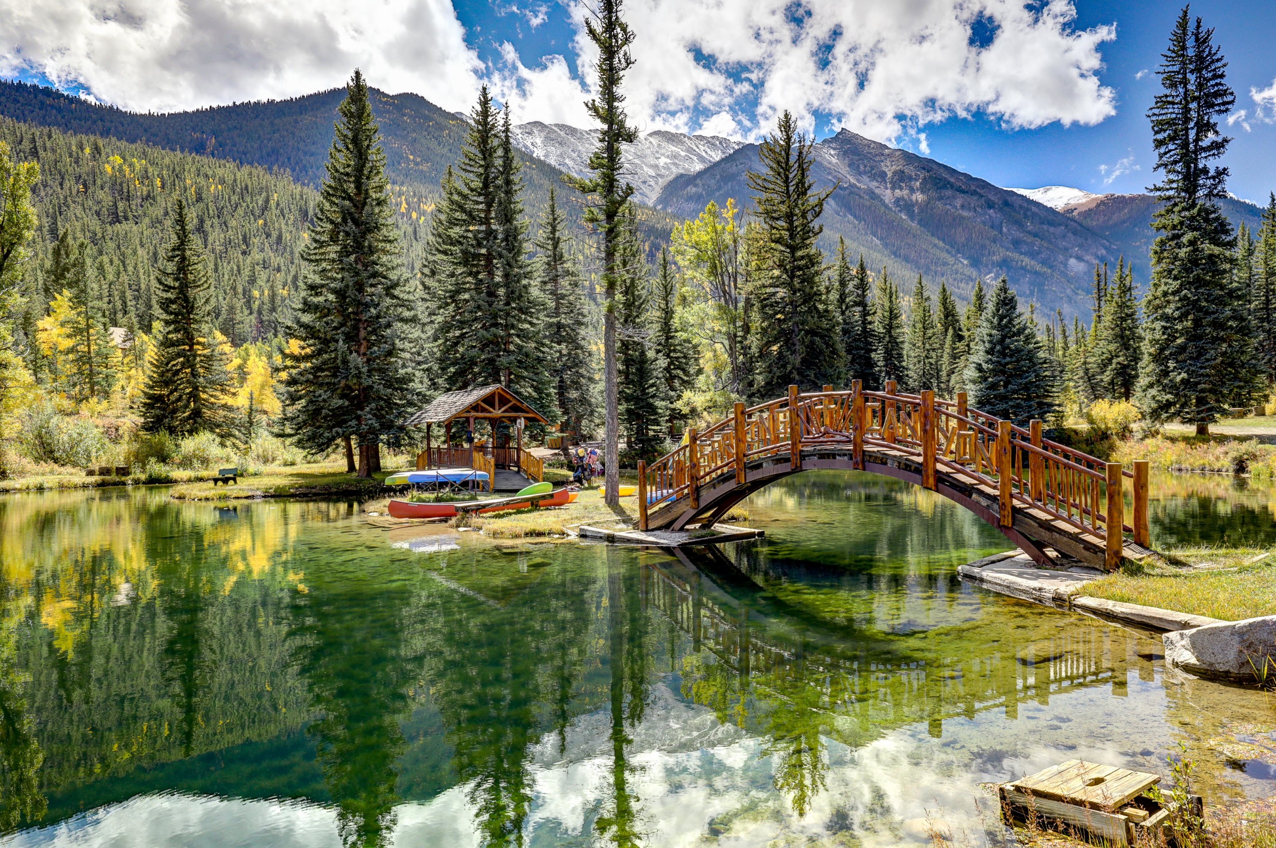 Colorado Christian Retreat Center -- Spring-fed ponds at Spring Canyon