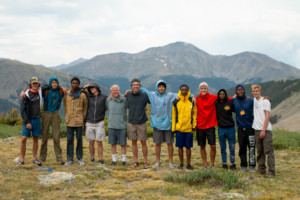 Updated FTA 3 (Monday & Ptarmigan)-31 Father Teen Adventure on a mountaintop.